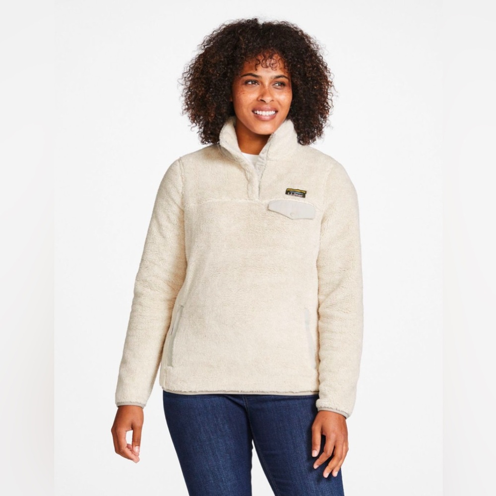 L.L. Bean Hi-Pile Fleece Pullover